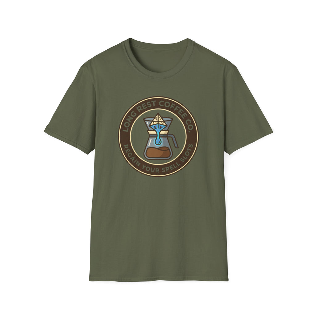 Long Rest Coffee Co T-Shirt — Full Color