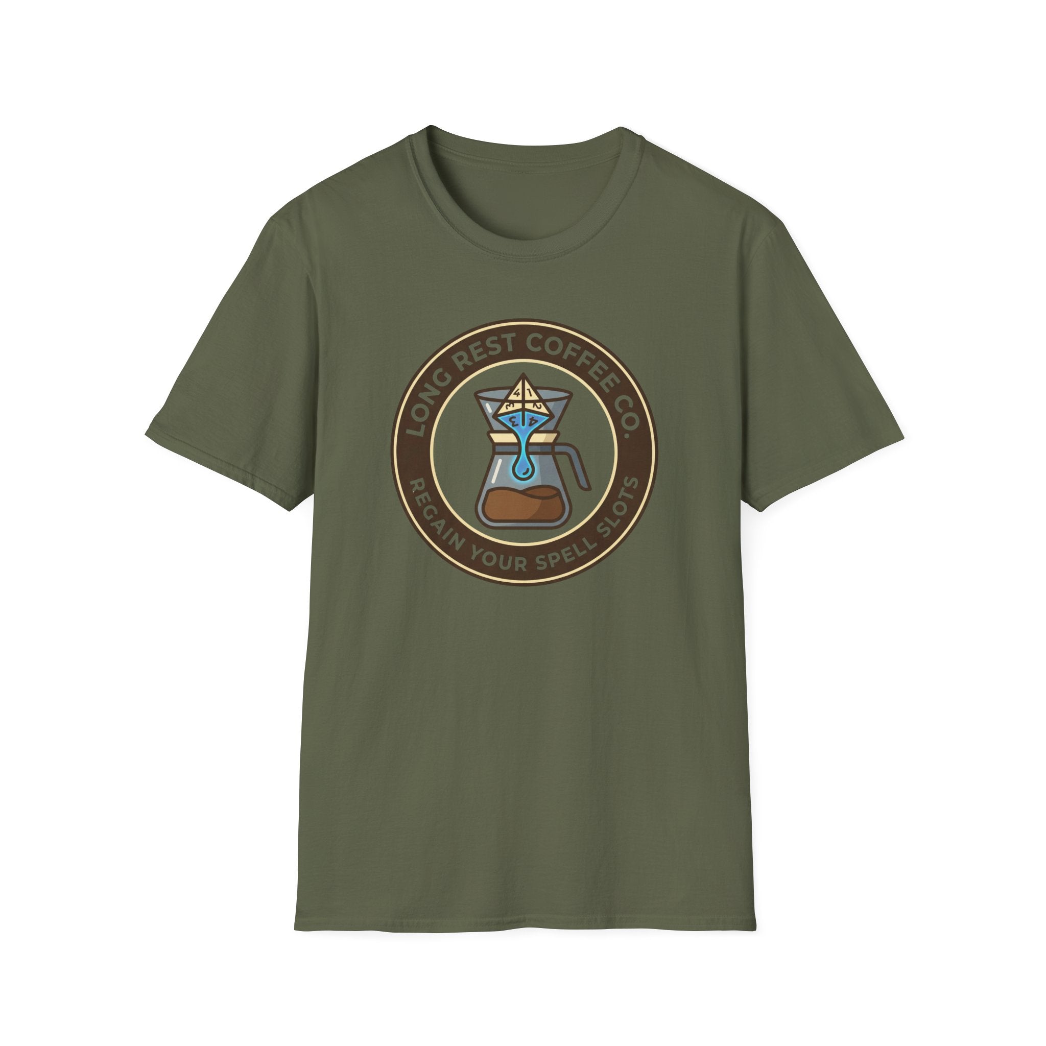 Long Rest Coffee Co T-Shirt — Full Color
