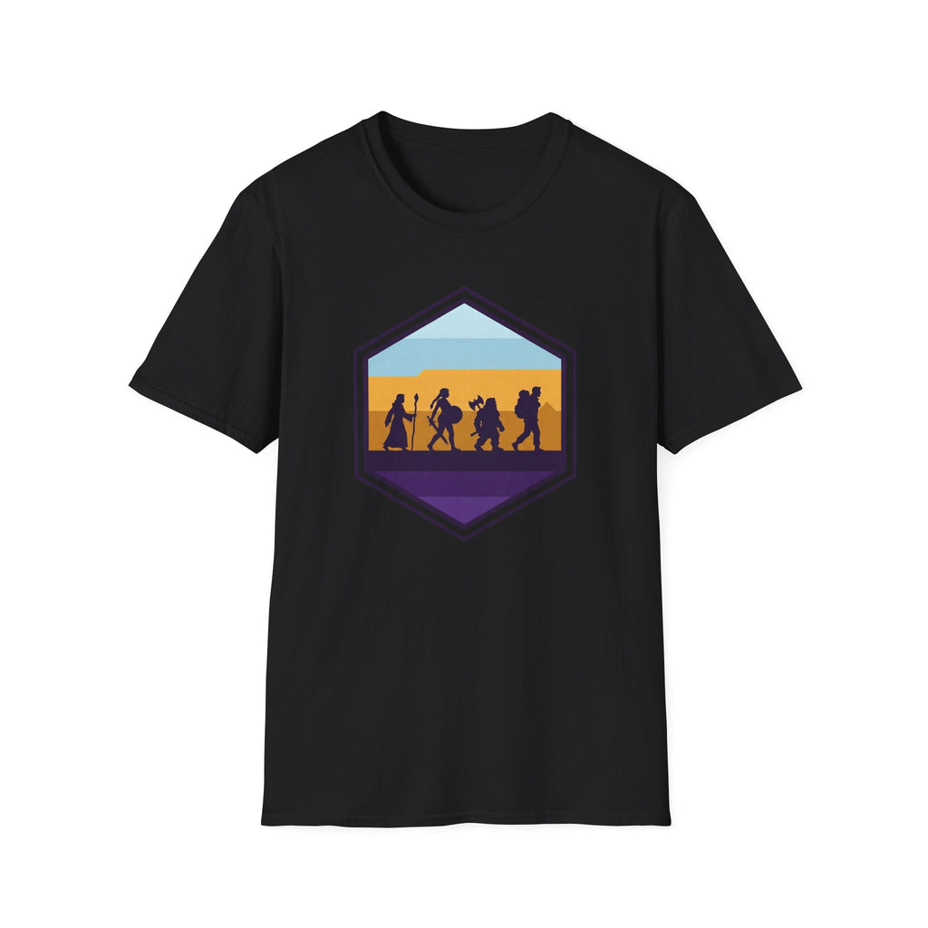 Party Comp T-Shirt — Sunset Silhouette