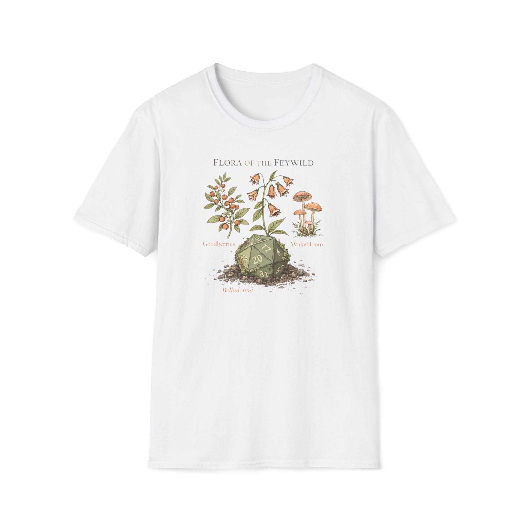 Feywild Flora T-Shirt — Botanical Print