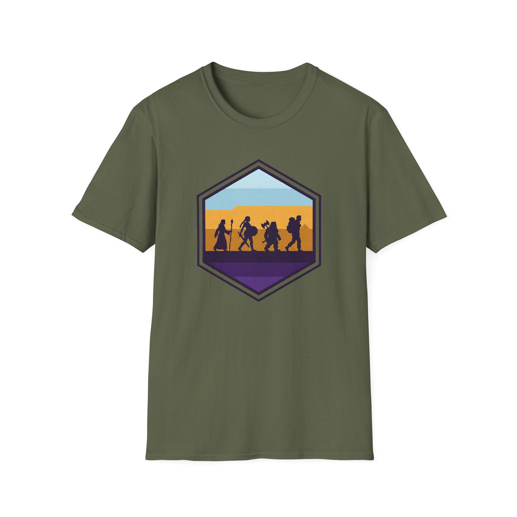 Party Comp T-Shirt — Sunset Silhouette