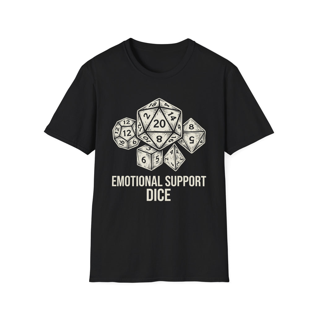 Emotional Support Dice T-Shirt