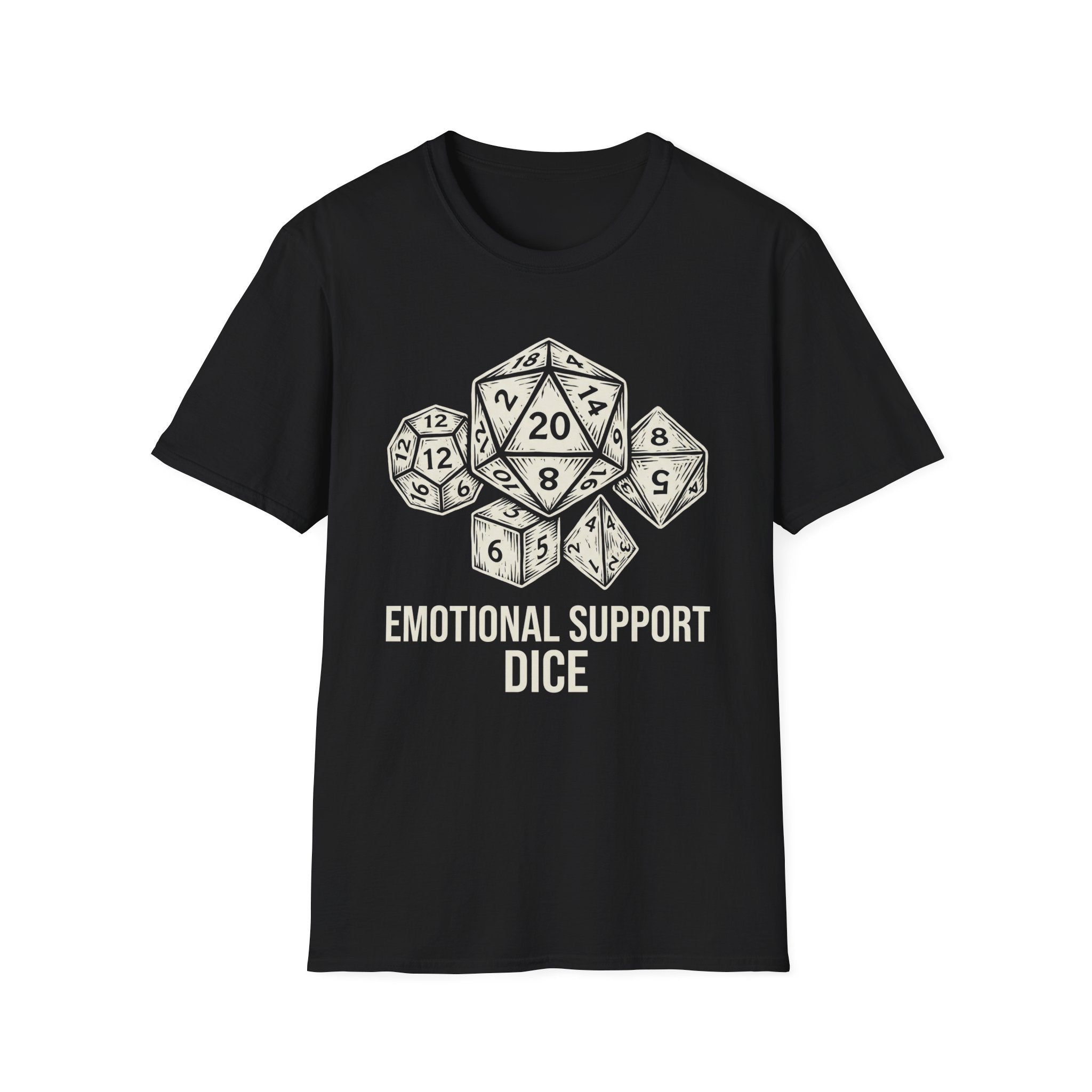 Emotional Support Dice T-Shirt