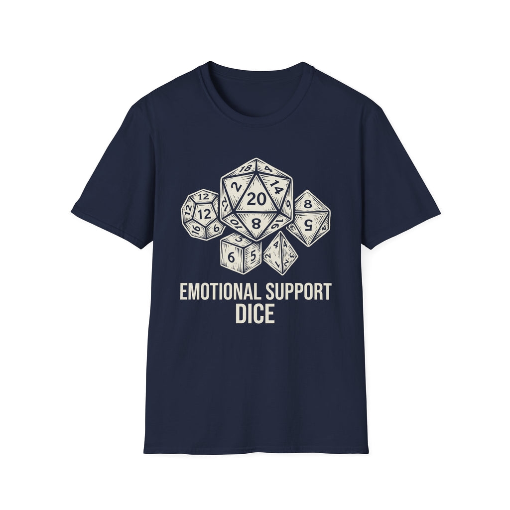 Emotional Support Dice T-Shirt
