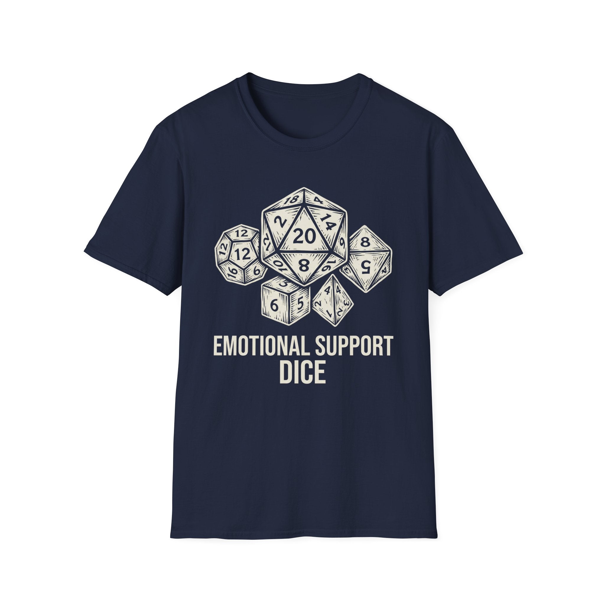 Emotional Support Dice T-Shirt