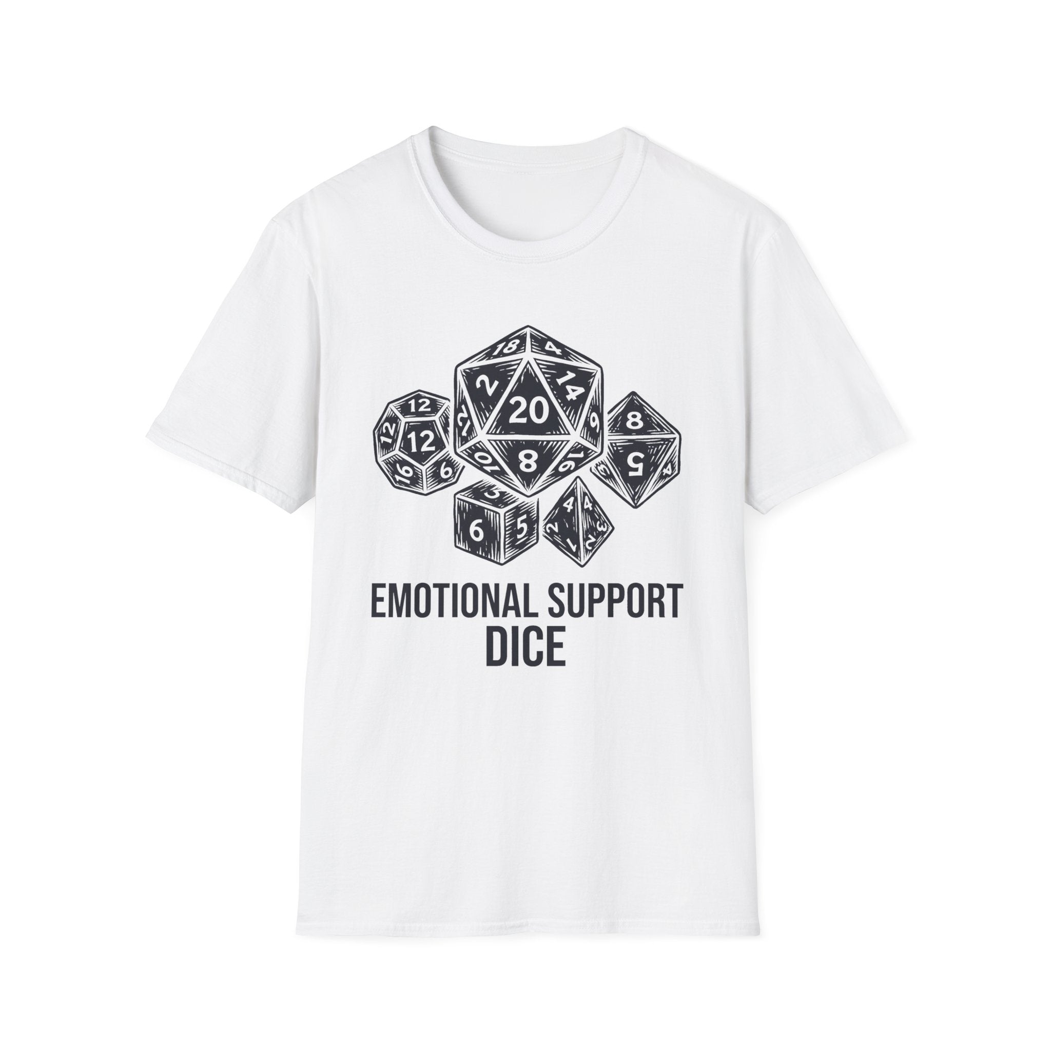 Emotional Support Dice T-Shirt