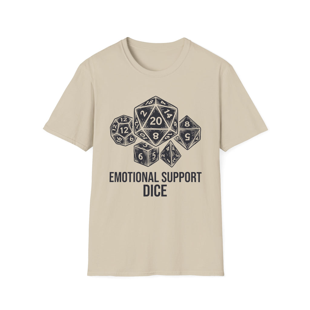Emotional Support Dice T-Shirt