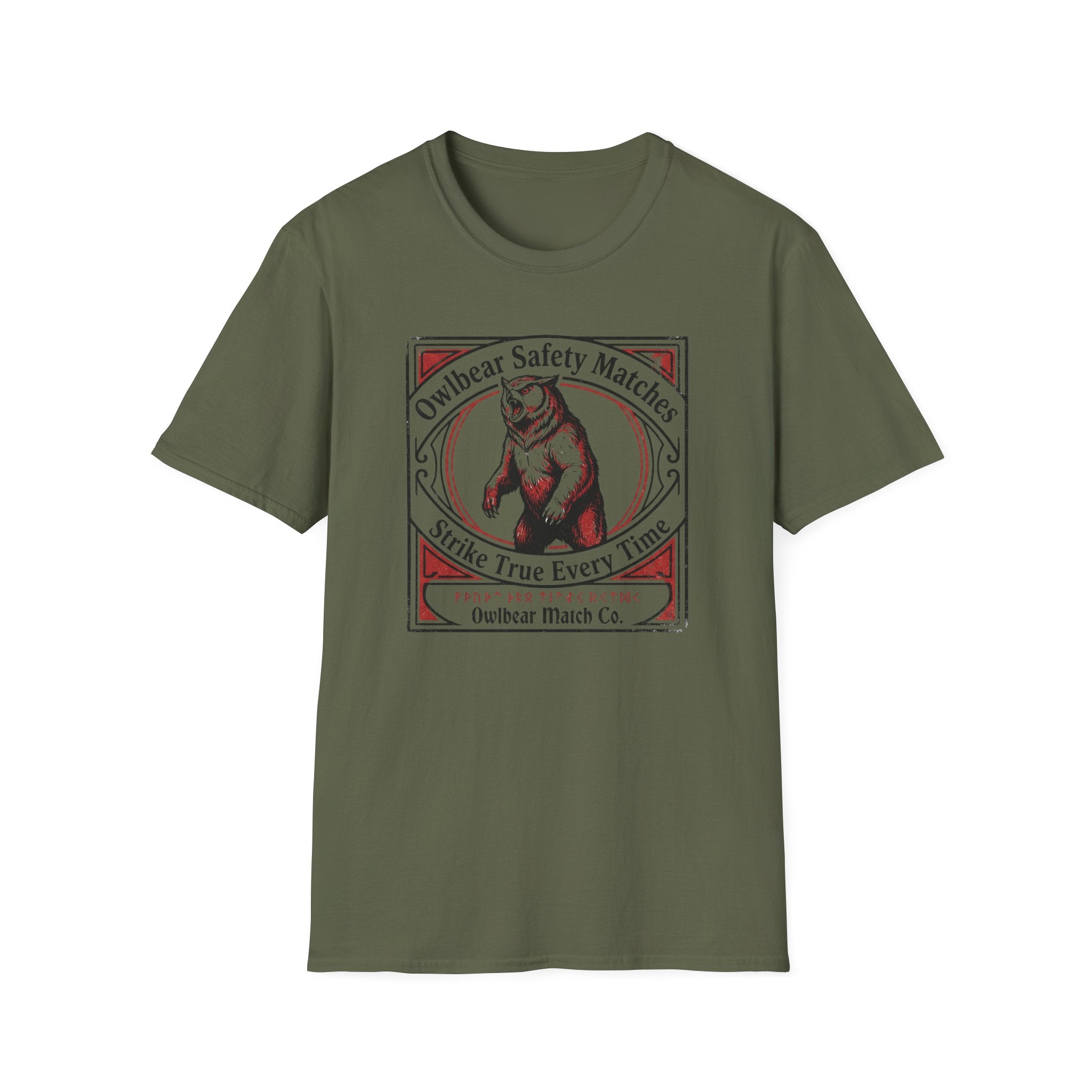 Owlbear Match Co T-Shirt — Rearing