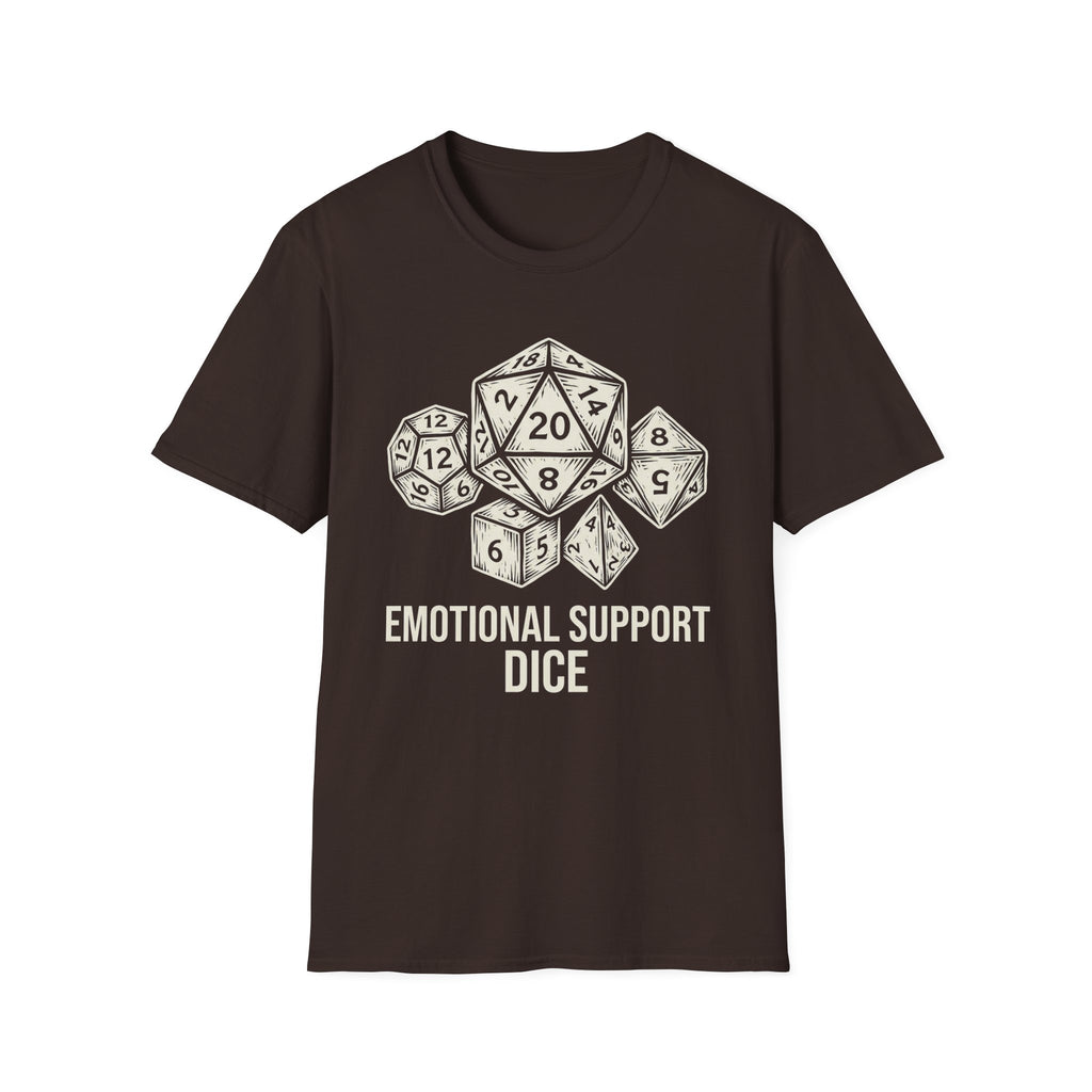 Emotional Support Dice T-Shirt