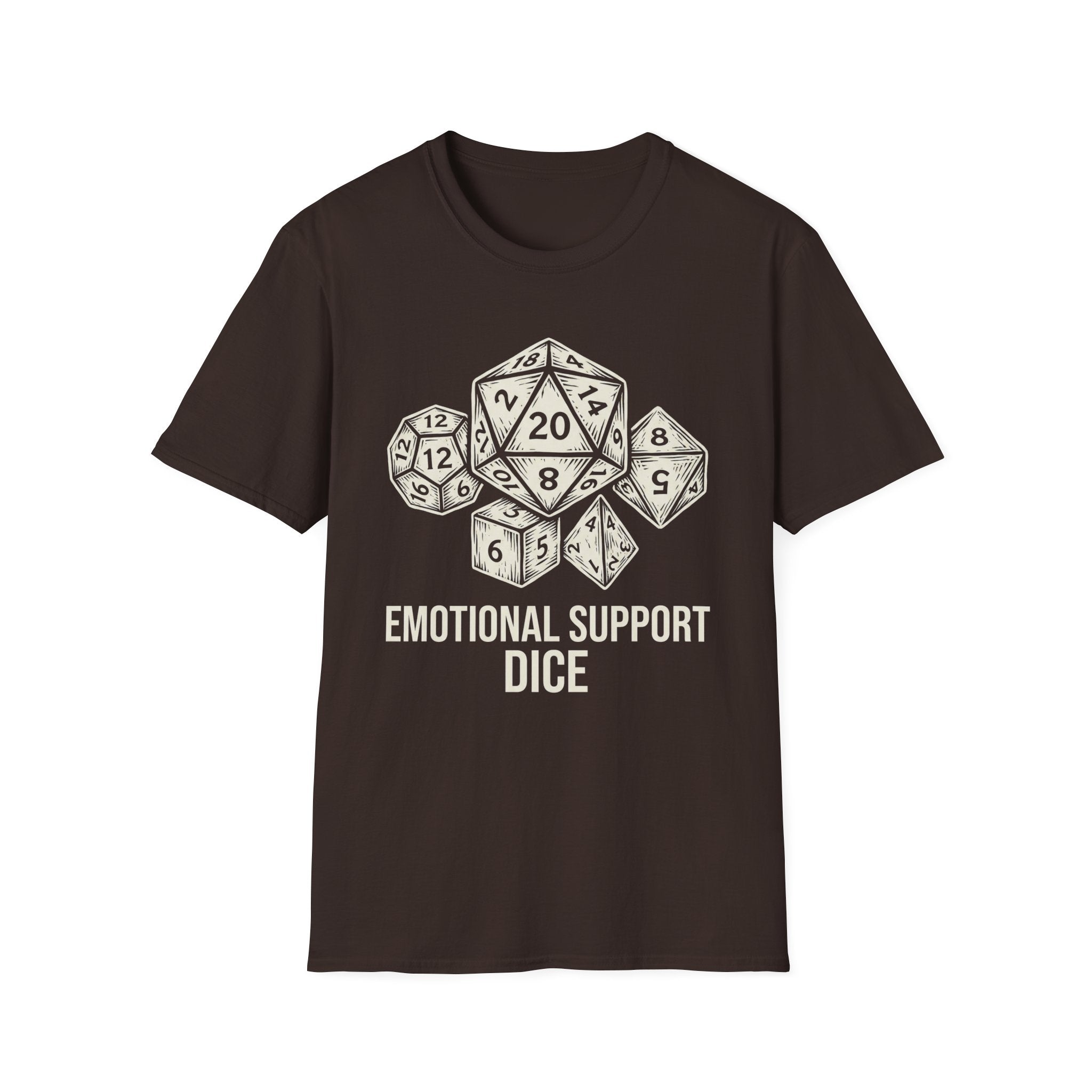Emotional Support Dice T-Shirt