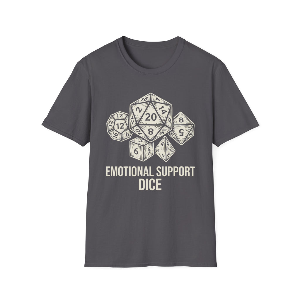 Emotional Support Dice T-Shirt