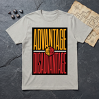 Advantage / Disadvantage T-Shirt — Ice Grey