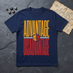 Advantage / Disadvantage T-Shirt — Navy