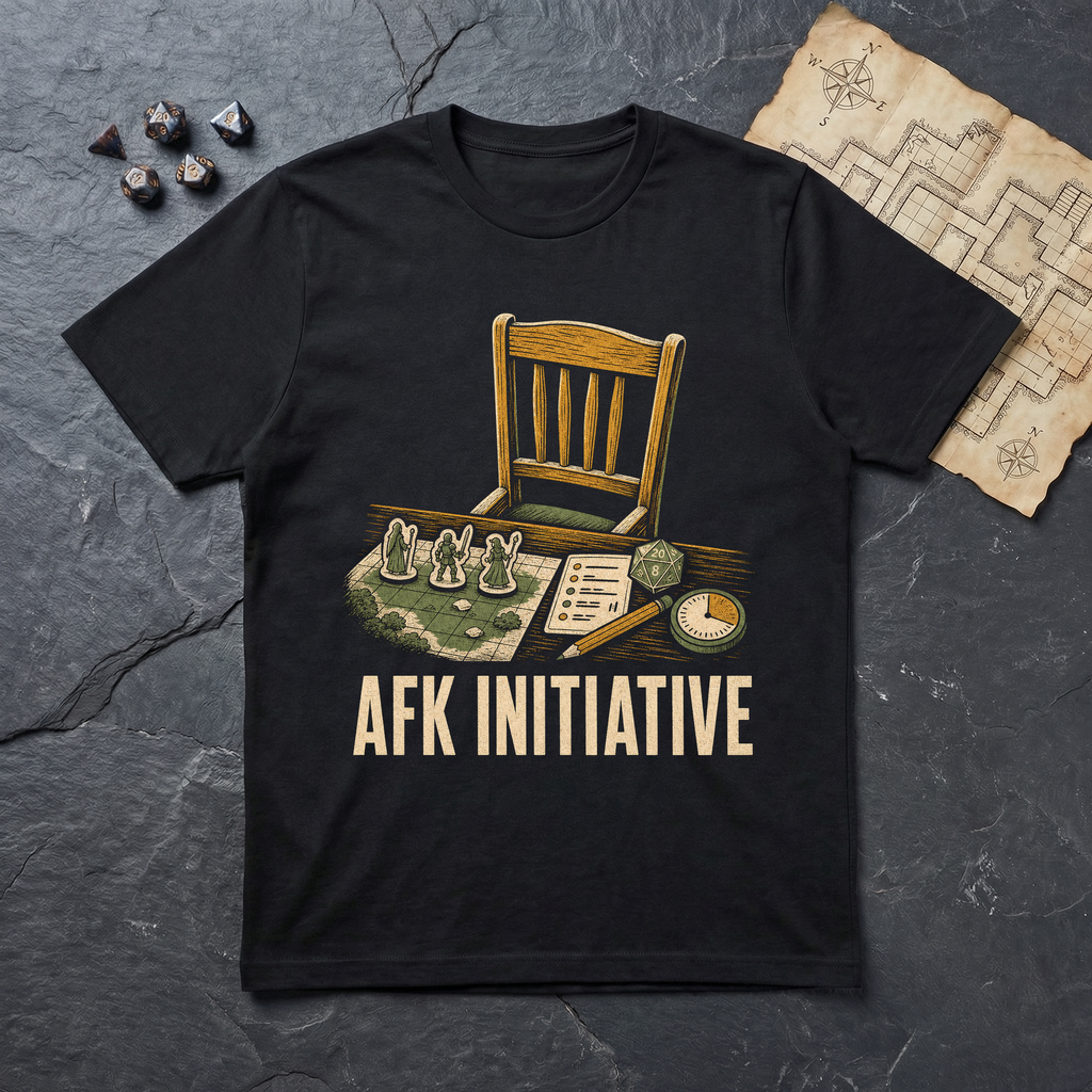 Afk Initiative T-Shirt — Black