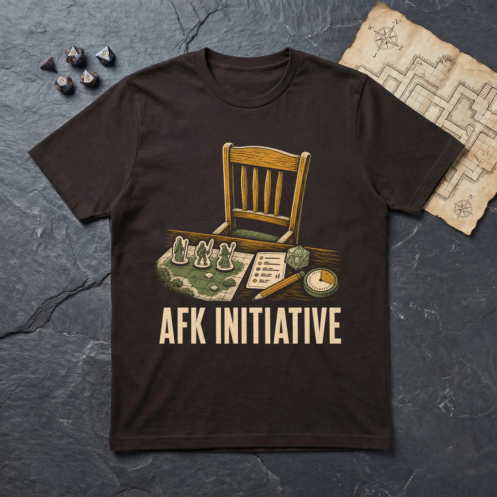Afk Initiative T-Shirt — Dark Chocolate