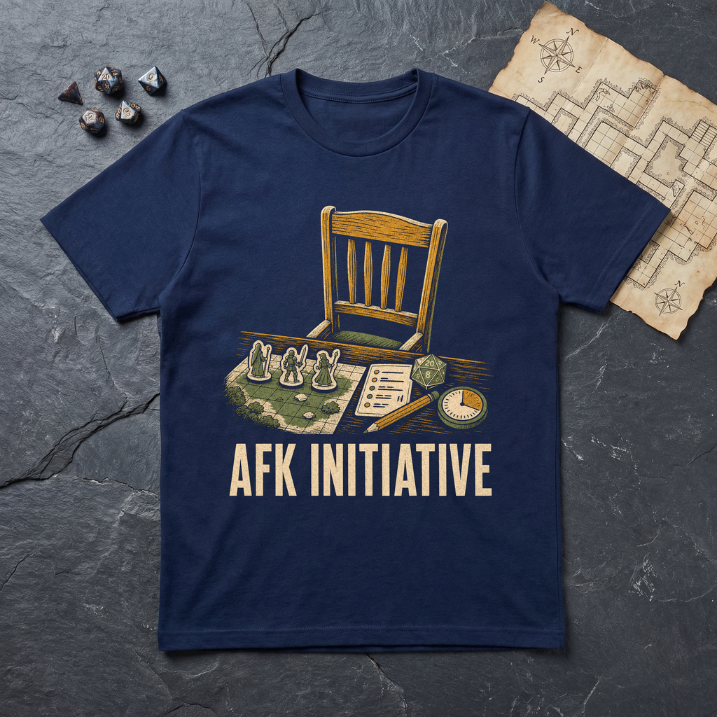 Afk Initiative T-Shirt — Navy