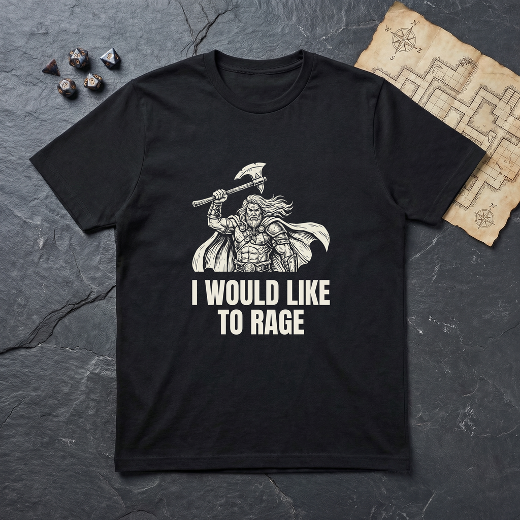 Barbarian Rage T-Shirt — Black