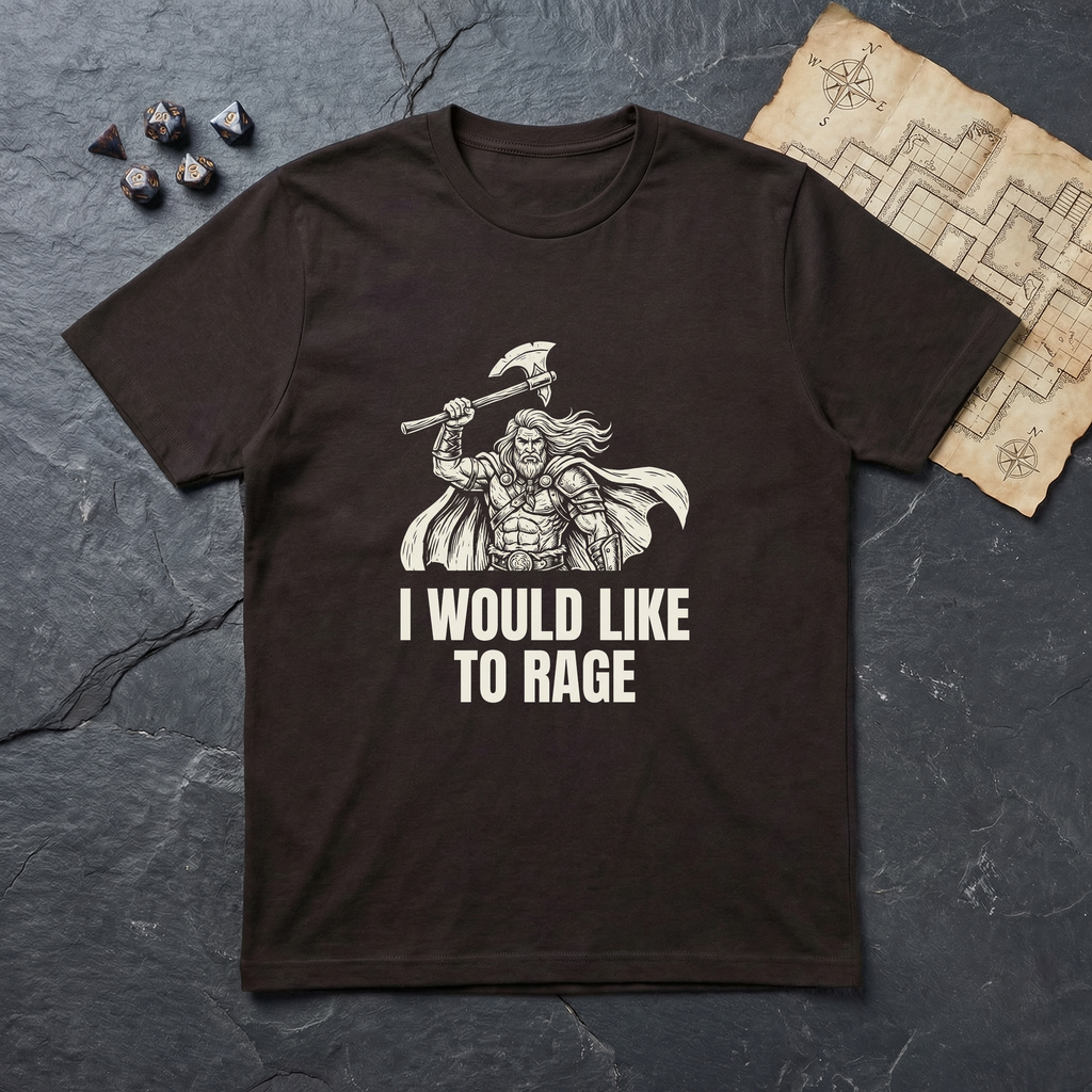 Barbarian Rage T-Shirt — Dark Chocolate