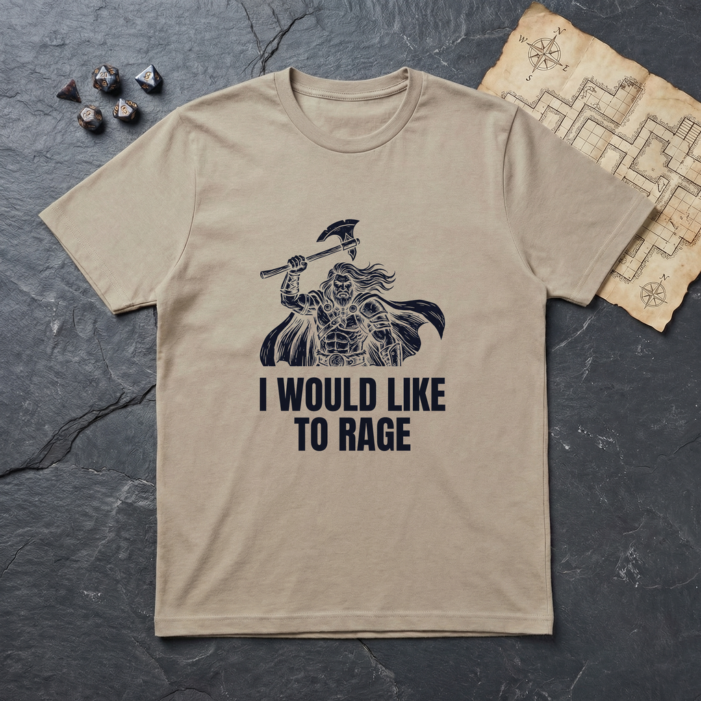 Barbarian Rage T-Shirt — Sand