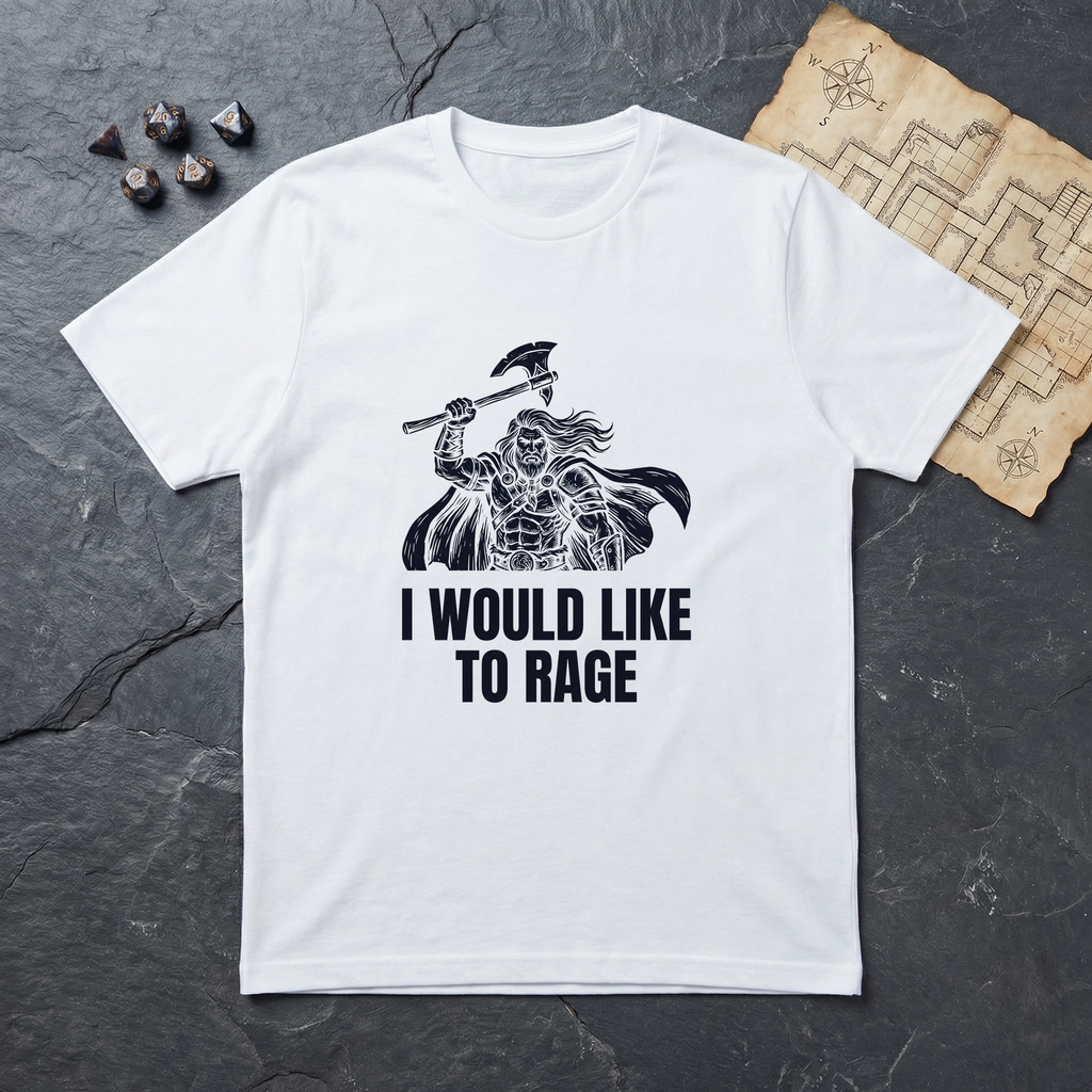 Barbarian Rage T-Shirt — White