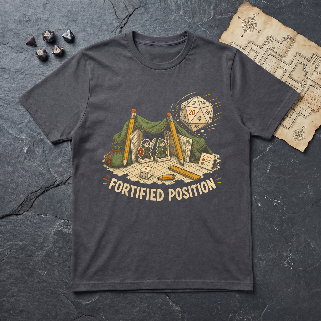 Blanket Fortified T-Shirt — Charcoal