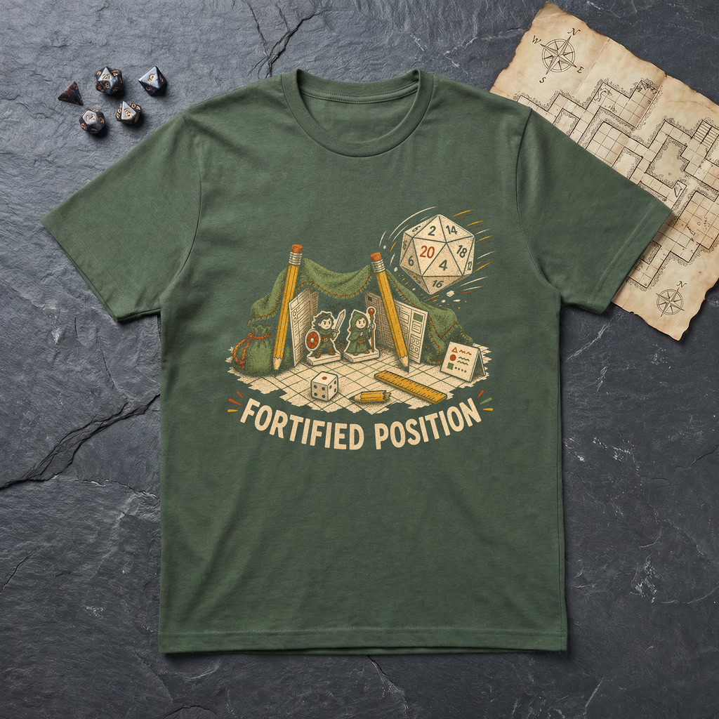 Blanket Fortified T-Shirt — Military Green