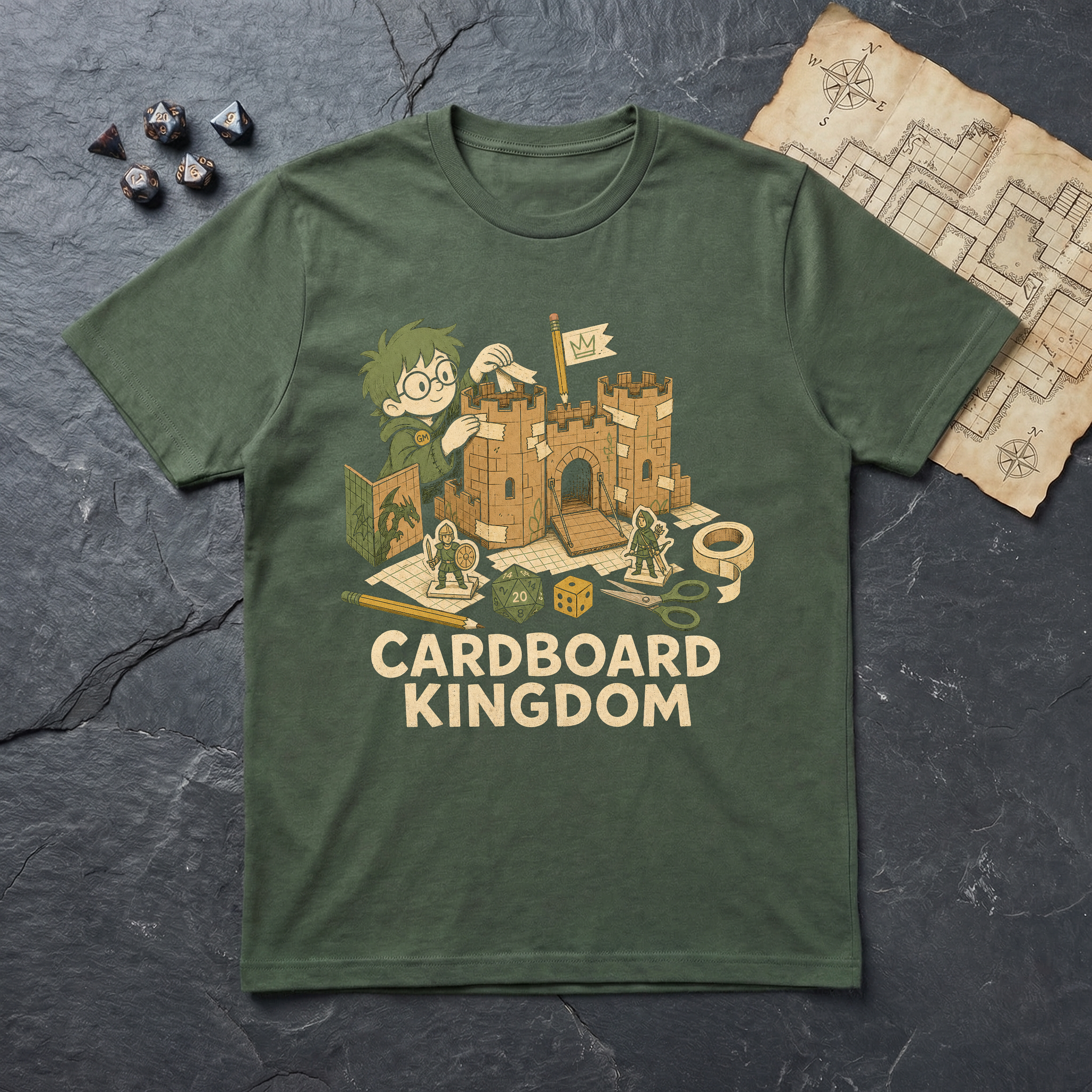 Cardboard Kingdom T-Shirt — Military Green