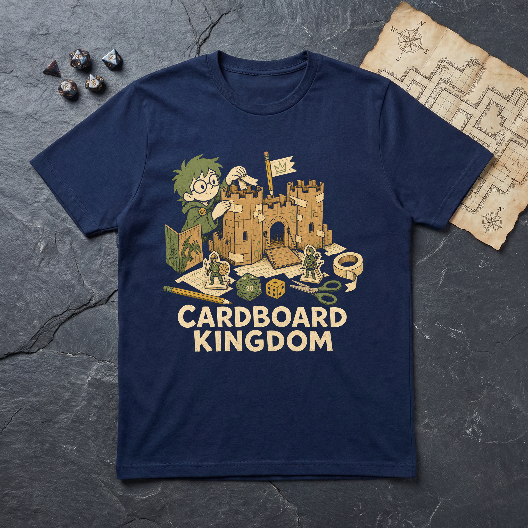 Cardboard Kingdom T-Shirt — Navy