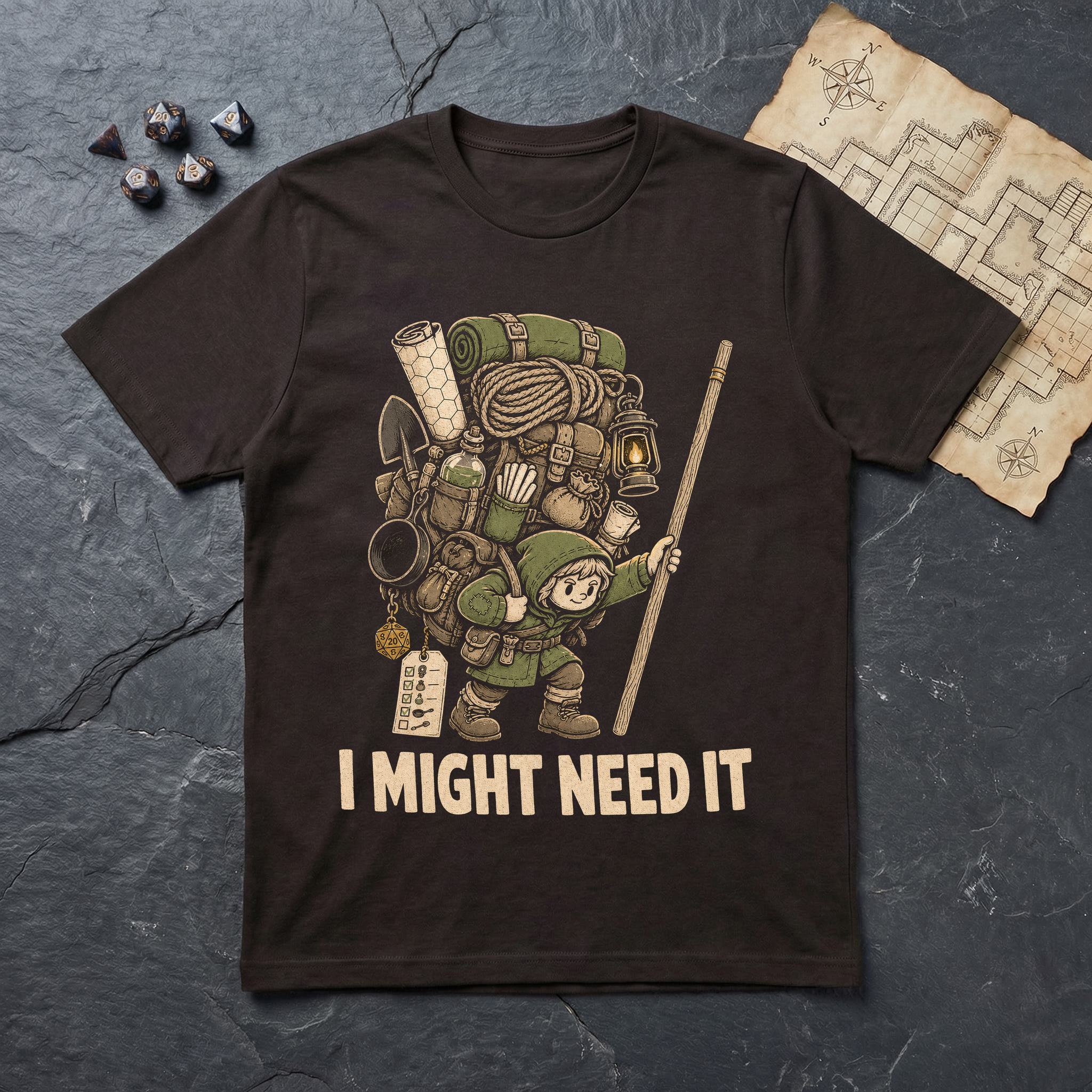 Carrying Capacity T-Shirt — Dark Chocolate