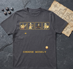 Character Select T-Shirt — Charcoal