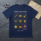 Class Select Screen T-Shirt — Navy