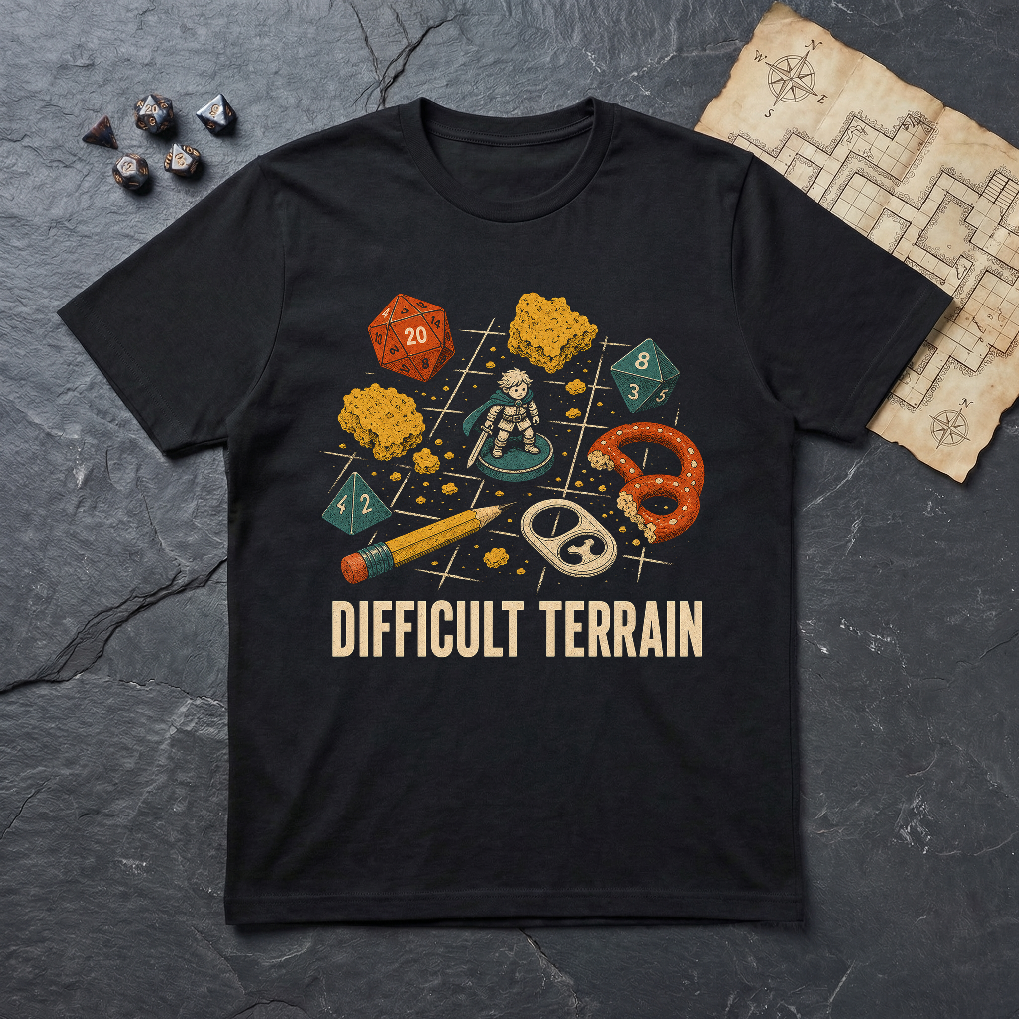 Difficult Terrain T-Shirt — Black