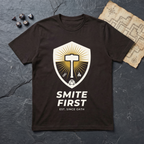 Smite First T-Shirt — Dark Chocolate