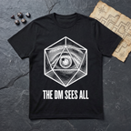 The DM Sees All T-Shirt — Black