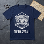 The DM Sees All T-Shirt — Navy