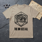 The DM Sees All T-Shirt — Sand