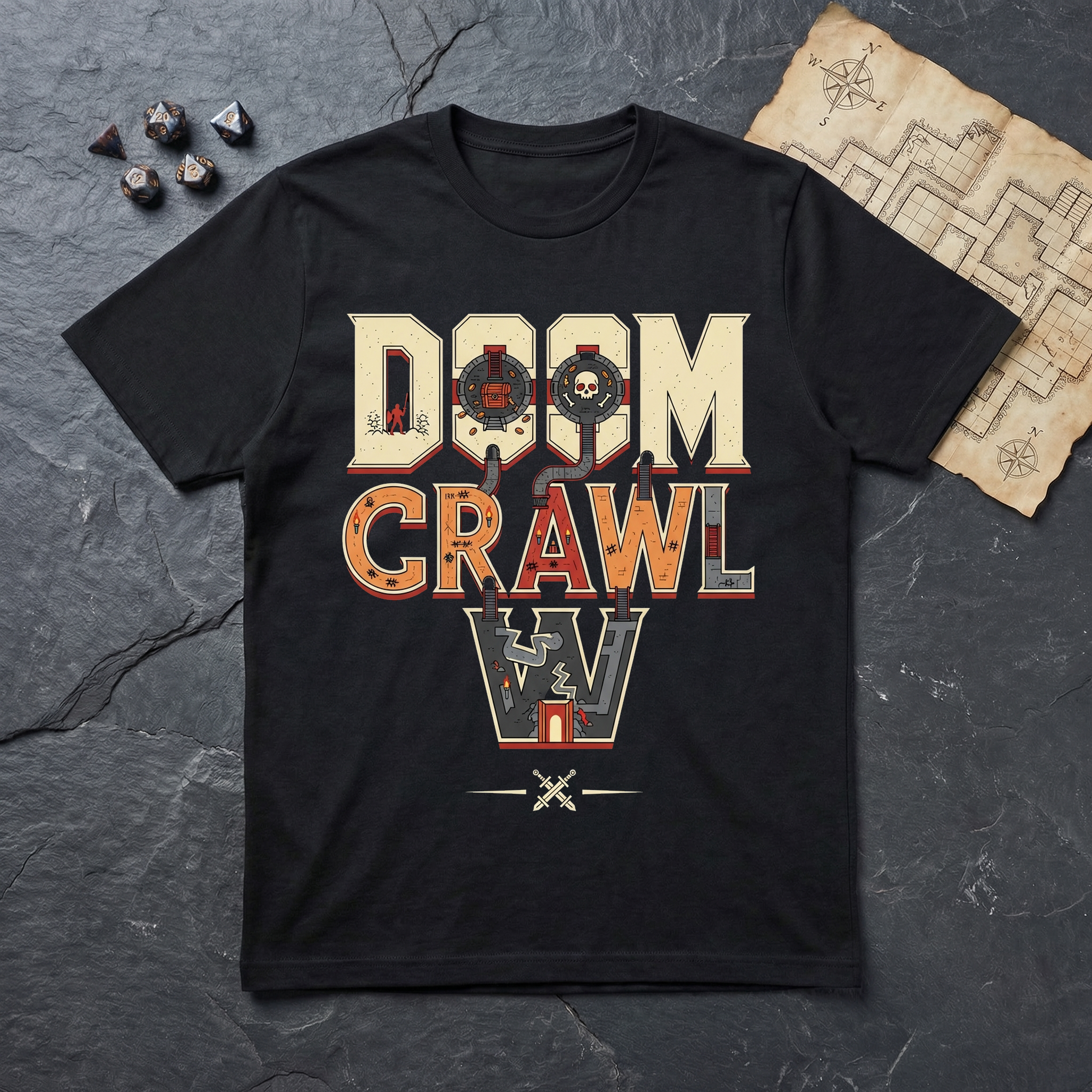 Doom Crawl T-Shirt — Black