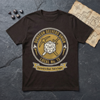 Dungeon Delvers Union Local 13 T-Shirt — Dark Chocolate