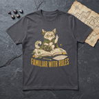 Familiar With Rules T-Shirt — Charcoal