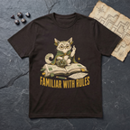 Familiar With Rules T-Shirt — Dark Chocolate
