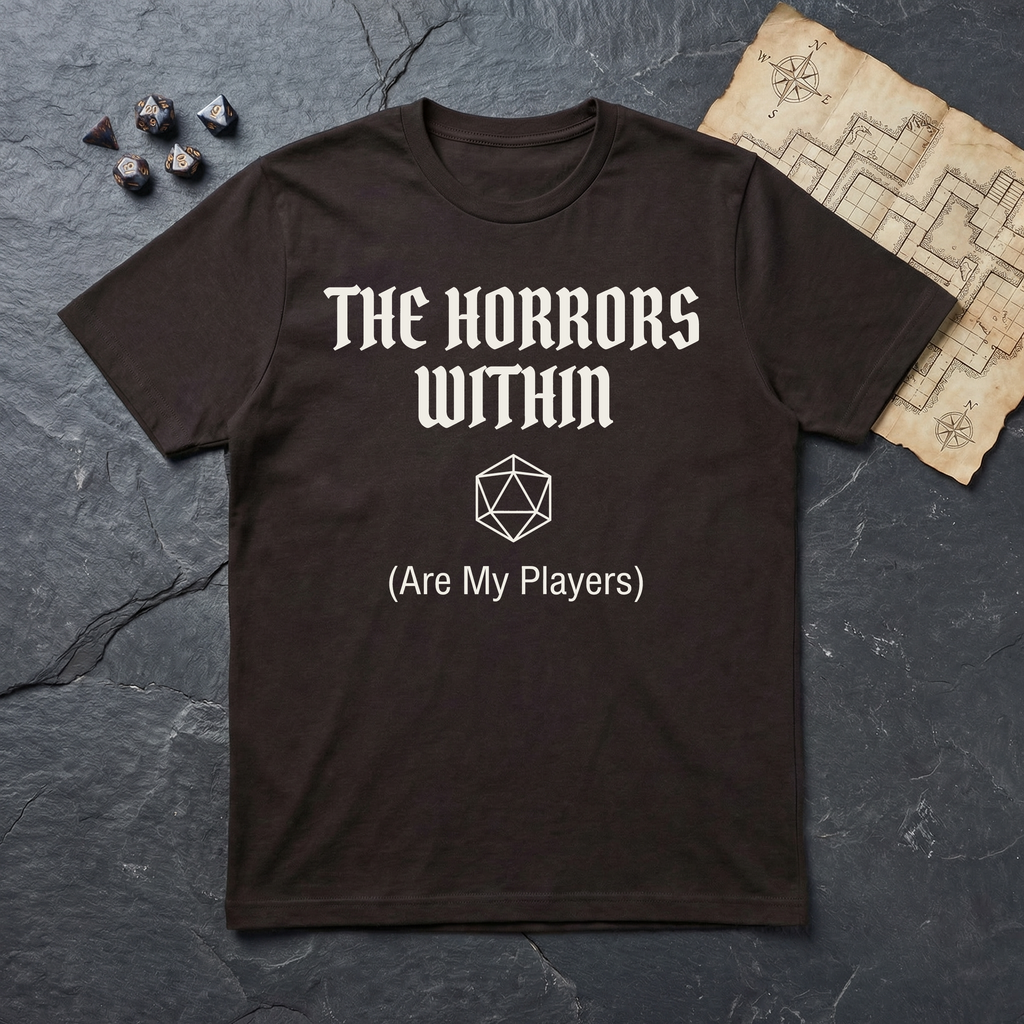 The Horrors Within T-Shirt — Dark Chocolate