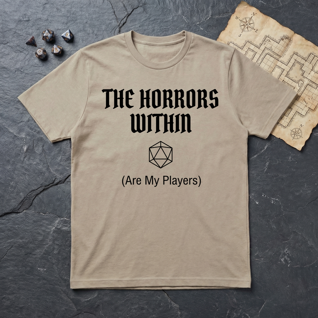 The Horrors Within T-Shirt — Sand