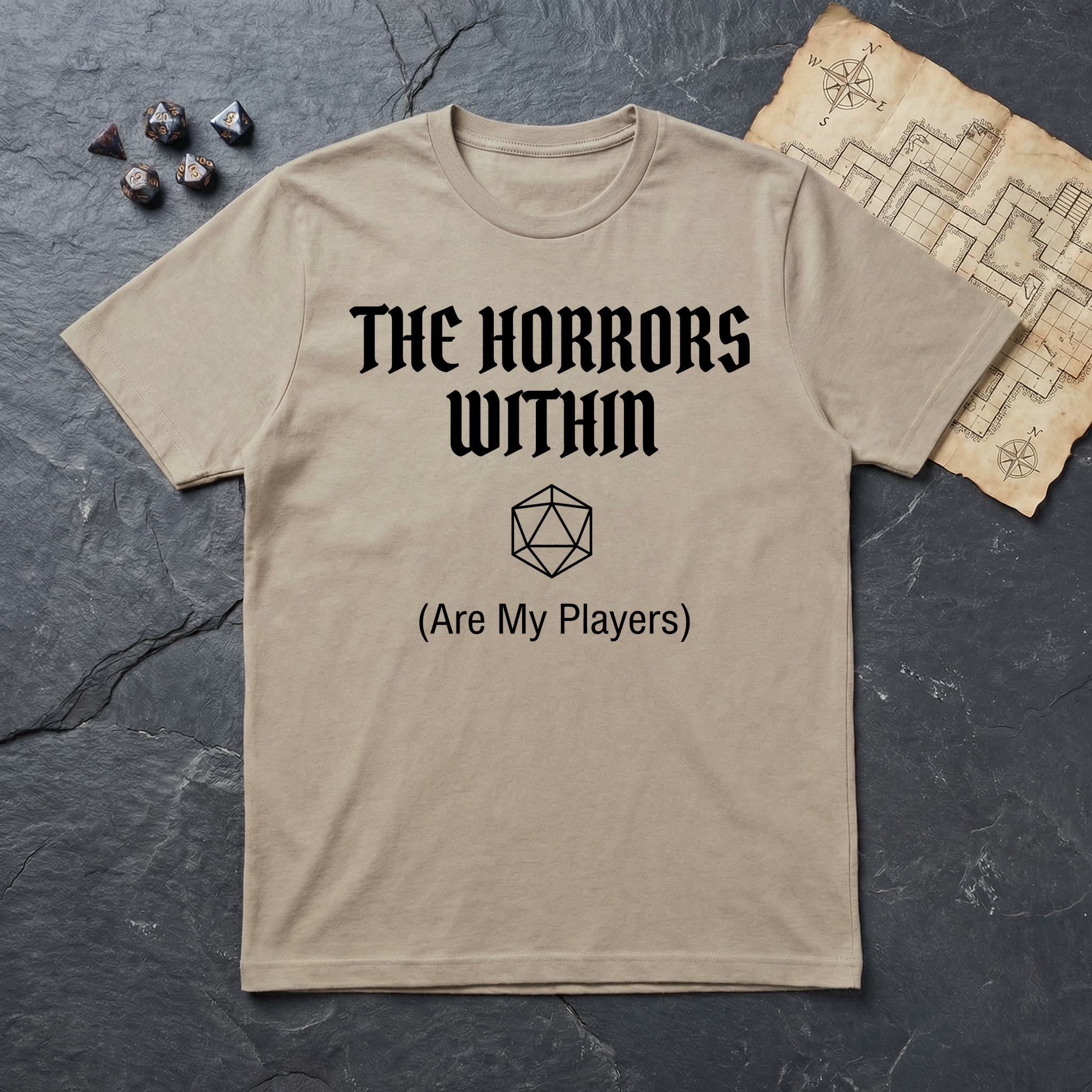 The Horrors Within T-Shirt — Sand