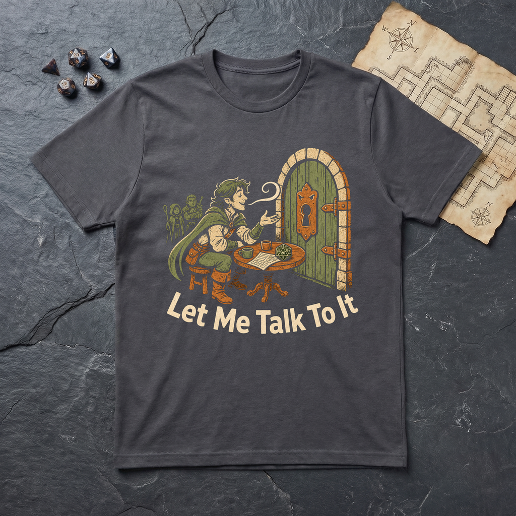 Let Me Talk To It T-Shirt — Charcoal
