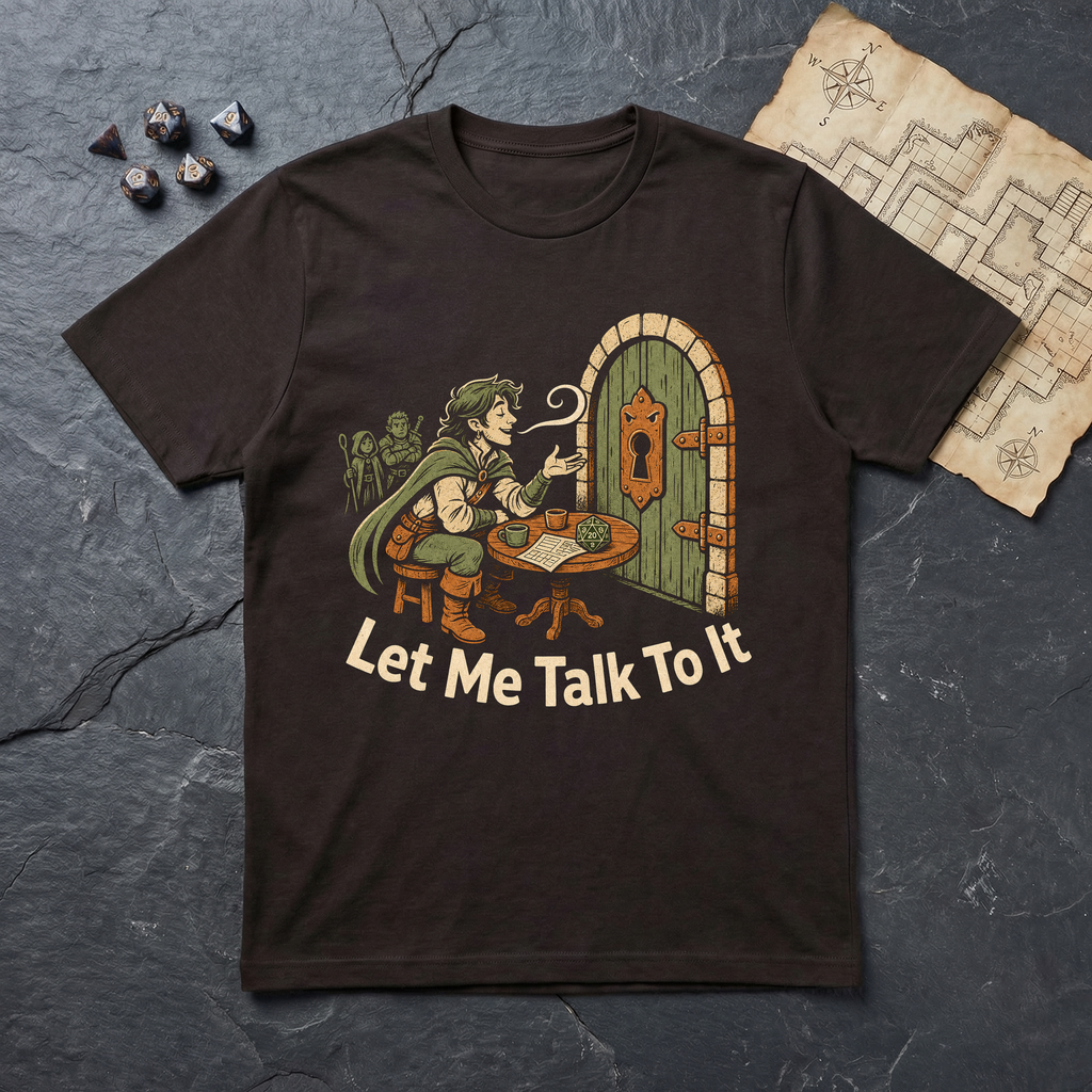 Let Me Talk To It T-Shirt — Dark Chocolate