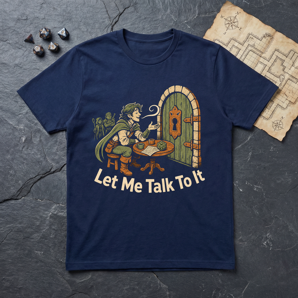 Let Me Talk To It T-Shirt — Navy