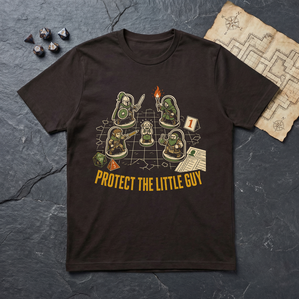 Little Guy Protocol T-Shirt — Dark Chocolate
