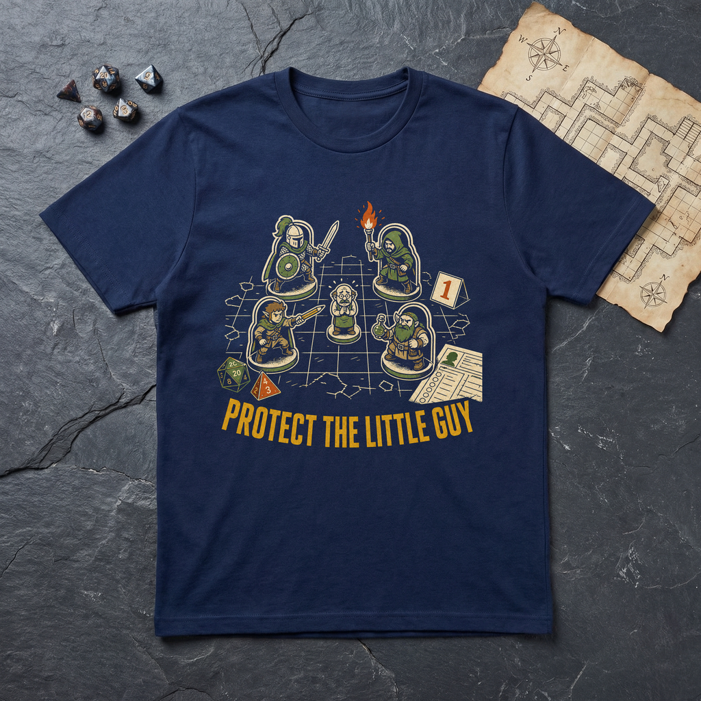 Little Guy Protocol T-Shirt — Navy