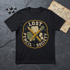 Lost Pencil Society T-Shirt — Black