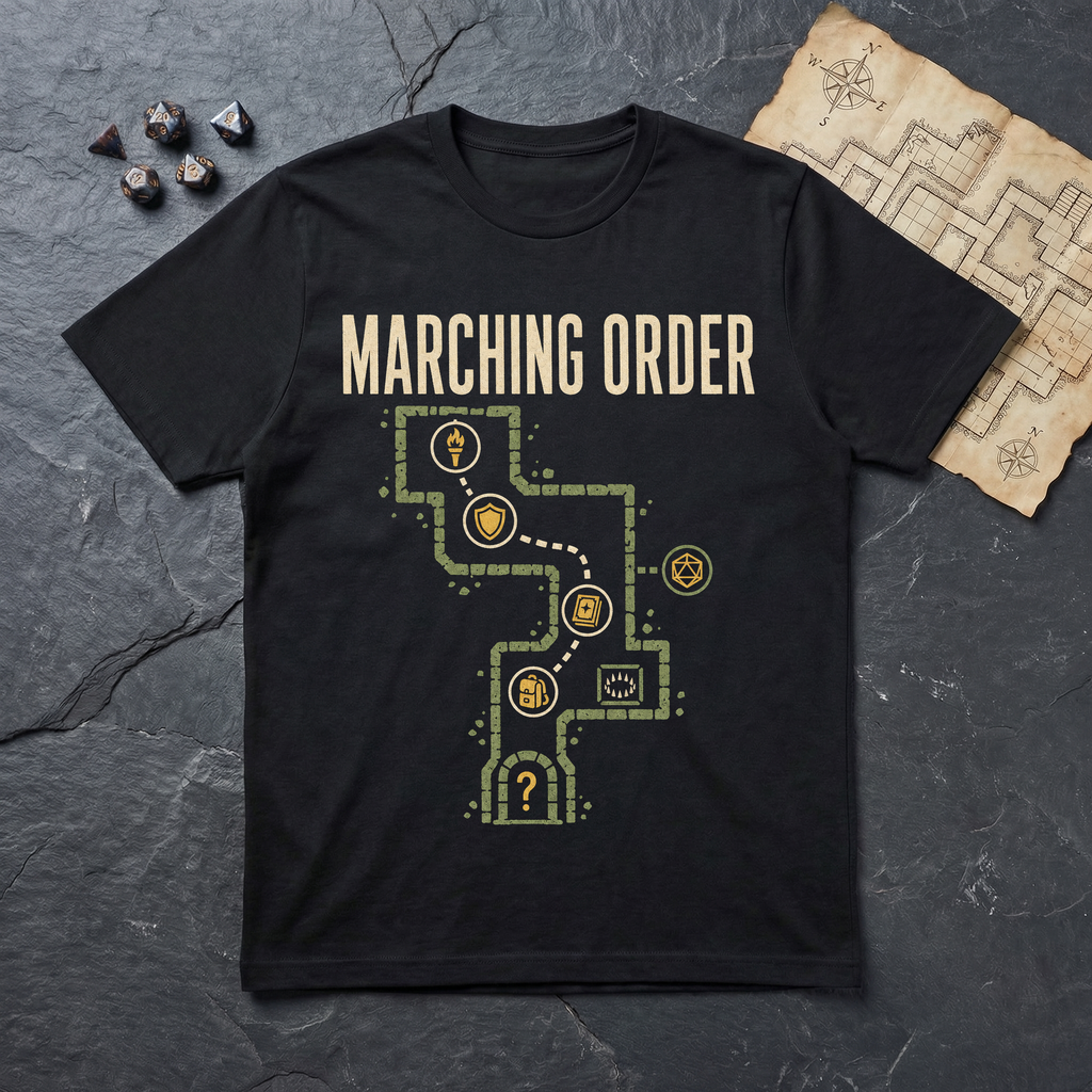 Marching Order T-Shirt — Black
